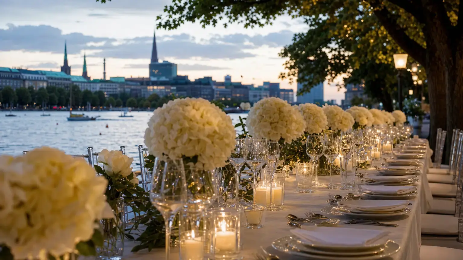 Hochzeit an der Alster